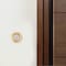 Newhouse Hardware Round Unlighted Wired Replacement Door Chime Push Button, Gold Rim with White Center FMB - alternate 9